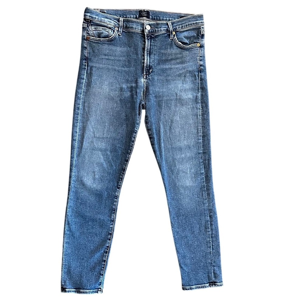 Citizens of Humanity‎ Rocket Crop Mid Rise Skinny Jeans Blue Size 31